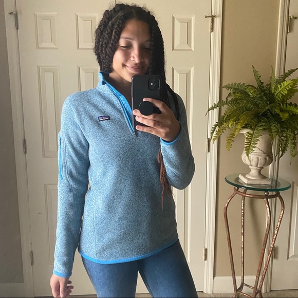 patagonia women's better sweater quarter zip fleece jacket